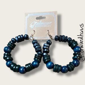 Bundle Sale 3 for $15 | Princess Accessories Blue Hoop Earrings